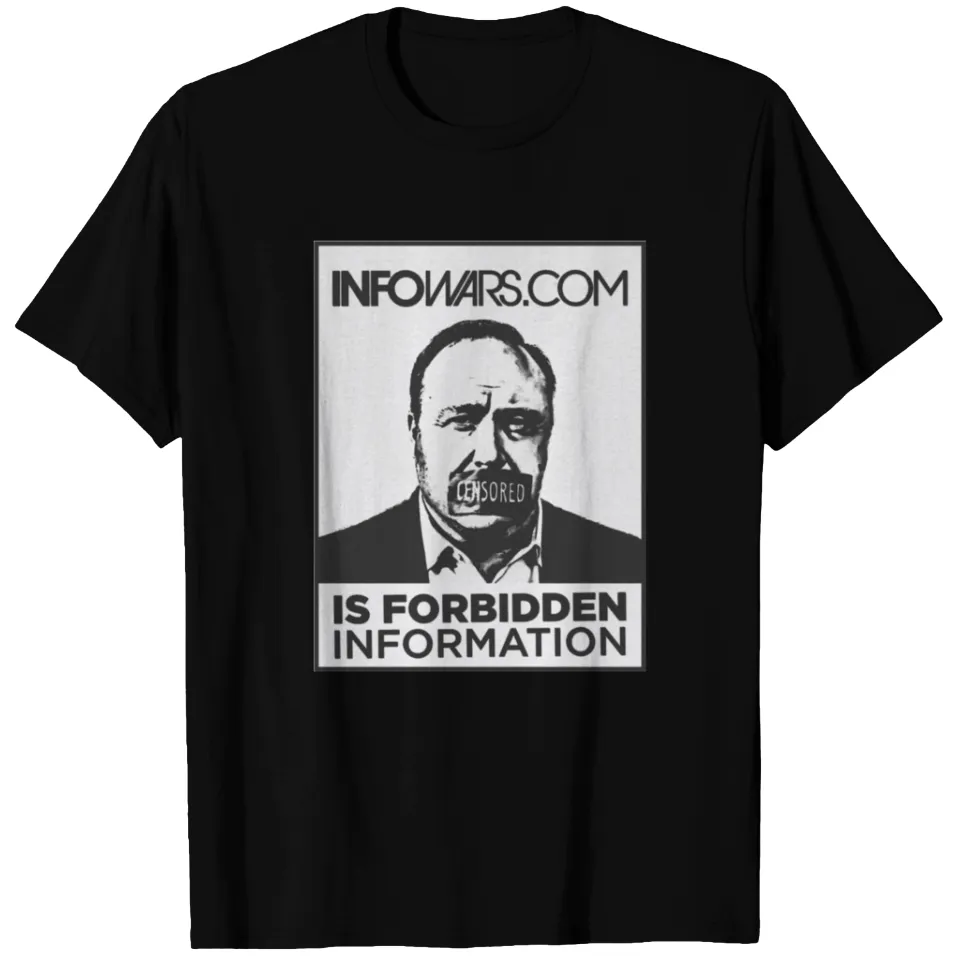 T-shirt pour hommes Alex Censored en noir