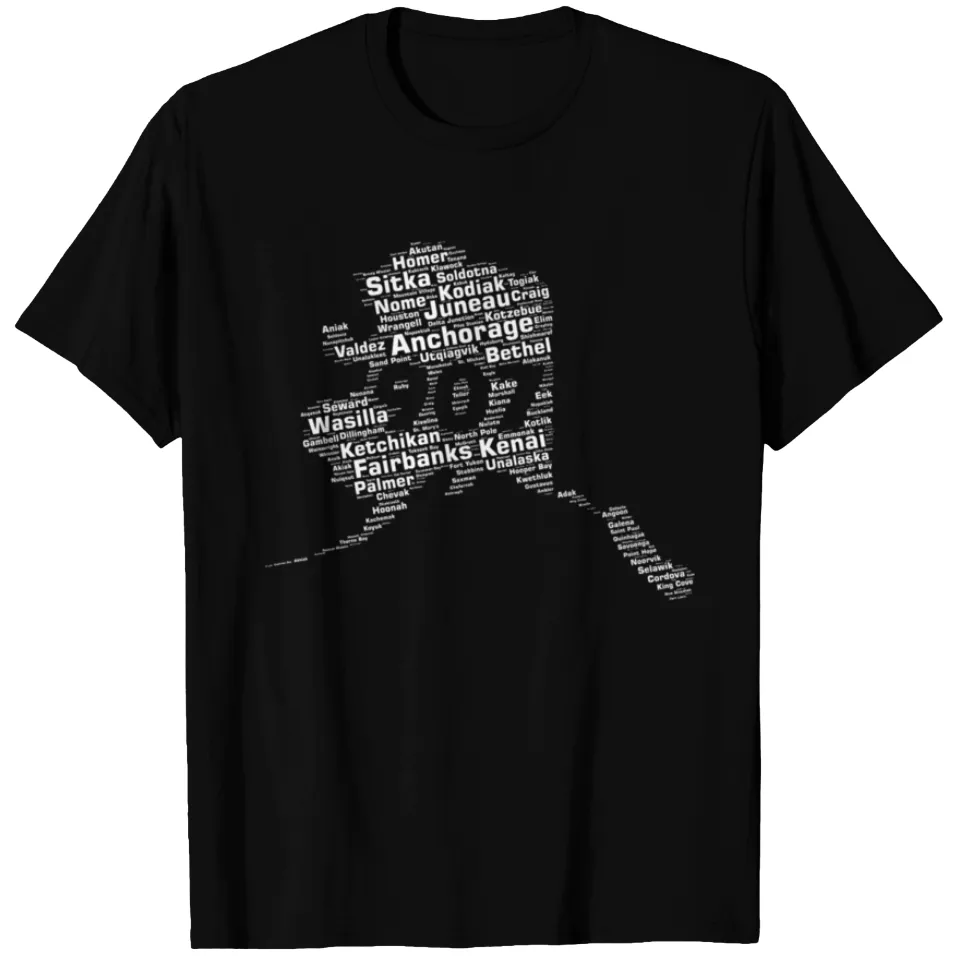 T-shirt pour hommes avec le code régional 907 Alaska USA — T-shirts pour hommes