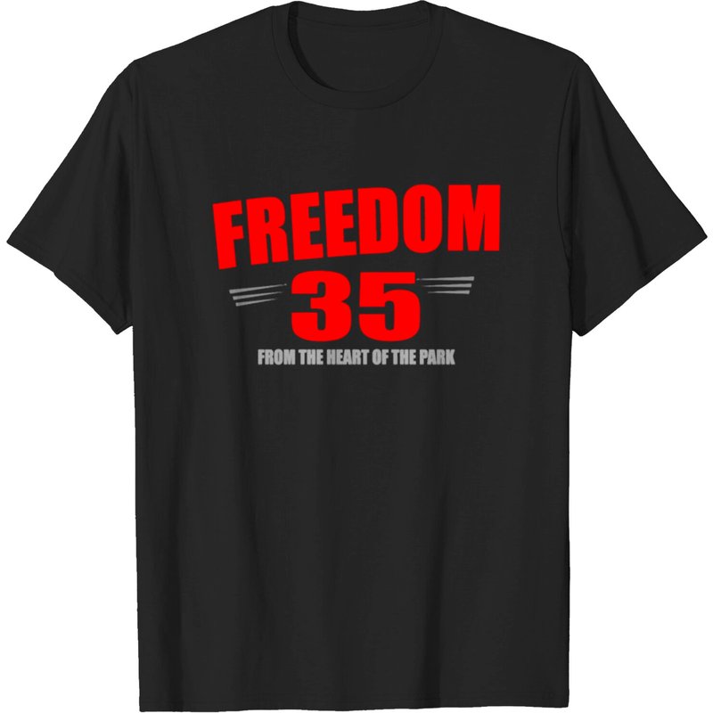 T-shirt Freedom 35 Gift pour hommes en noir