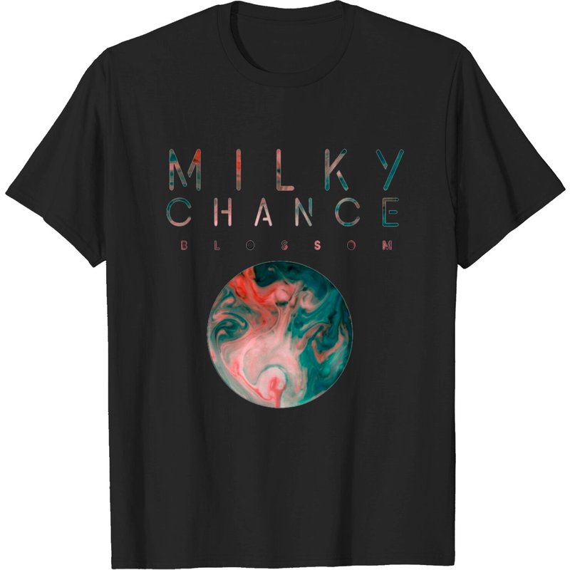 T-shirt noir pour hommes Milky Chance