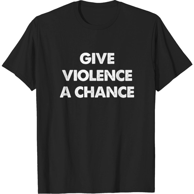 T-shirt Give Violence A Chance pour hommes — T-shirts pour hommes