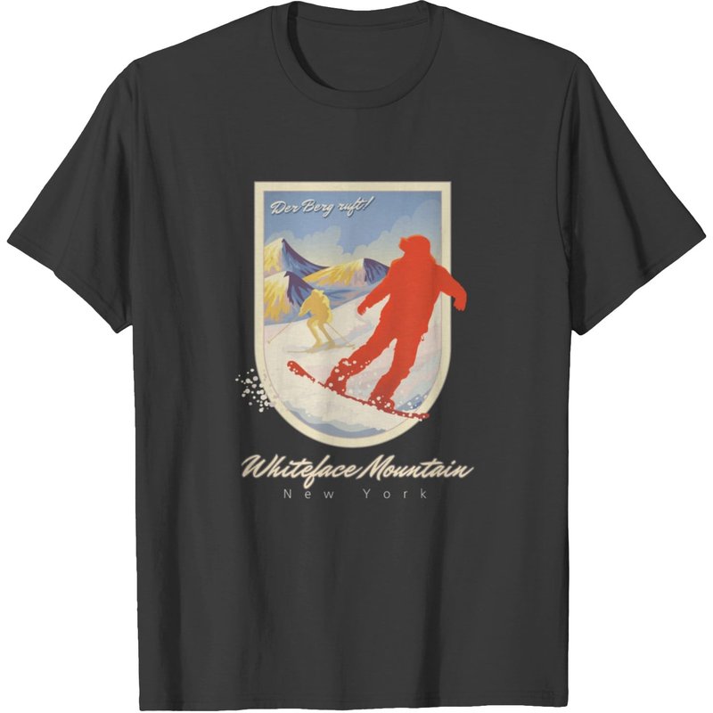 T-shirt pour hommes Whiteface Mountain, New York