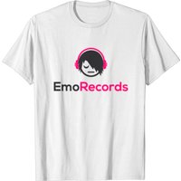 T-shirt Emo Records pour hommes en noir