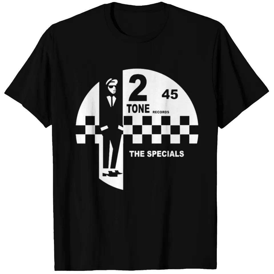 2 Tone Records The Specials Label T-Shirt for Men — Mens T Shirts