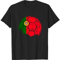 T-shirt Portugal Soccer Football Ball pour hommes — T-shirts pour hommes