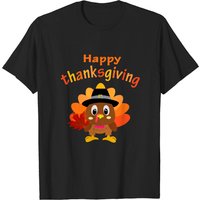 T-shirt Joyeuse Action de Grâce pour Hommes - Noir — T-shirts pour hommes