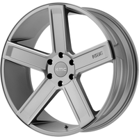 KMC Wheel KM702 Duece Satin Grey Milled 22x9 6x135 30 Offset