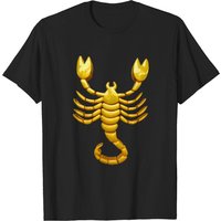 T-shirt Golden Scorpio pour hommes en noir — T-shirts pour hommes