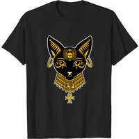 Bastet T-shirt for Men in Black — Mens T Shirts