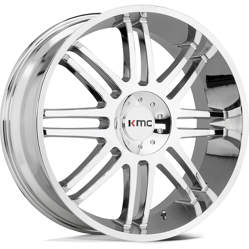 KMC Wheel KM714 Regulator Chrome - 24x10 - 6x139.7 Bolt Pattern — Wheels & Rims