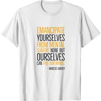 T-shirt Marcus Emancipate Yourselves From Mental Slavery — T-shirts pour hommes