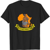 Juneteenth Slavery Pray Black African American T-shirt for Men