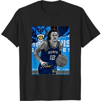 T-Shirt Ja Morant, Basketball des Memphis Grizzlies pour Hommes