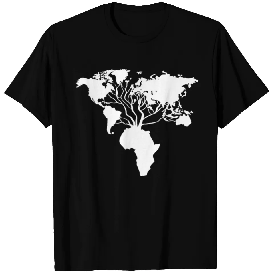 Africa Map We All Have Roots In Africa Men's T-Shirt — Mens T Shirts