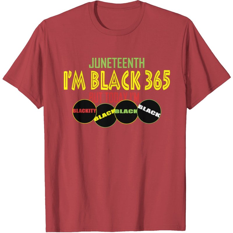Juneteenth Blackity Black T-shirt for Men — Mens T Shirts