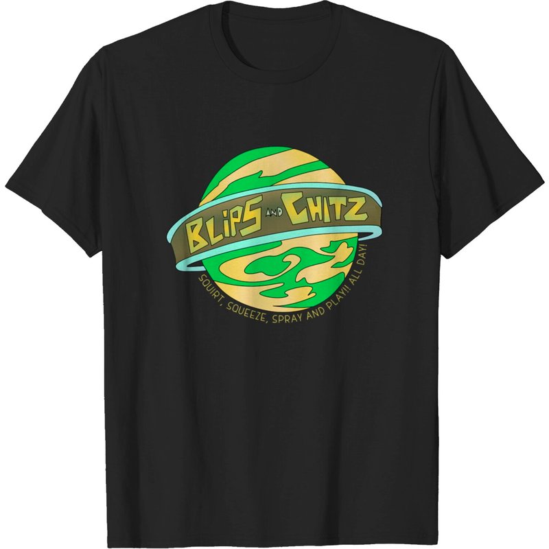 T-shirt Blips And Chitz pour hommes en noir — T-shirts pour hommes