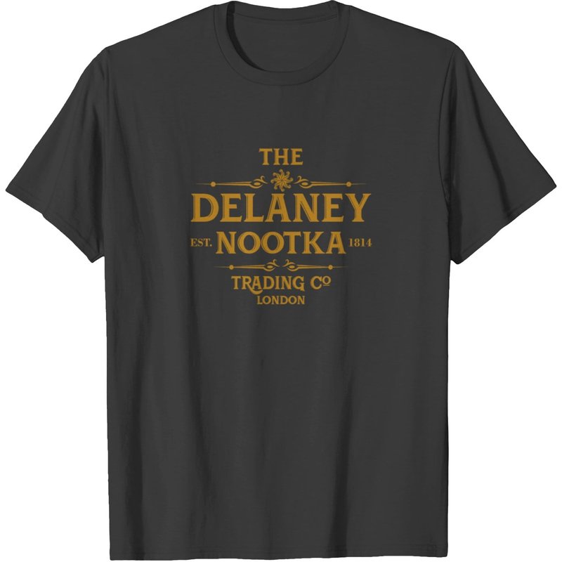 T-shirt pour hommes Delaney Nootka Trading Co en noir — T-shirts pour hommes