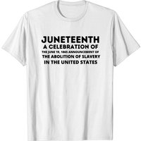 T-shirt Hommage à Juneteenth 19 juin 1865