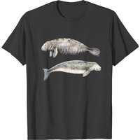 T-shirt pour hommes Manatee et Dugong des vaches marines