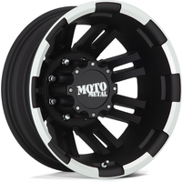 Moto Metal MO963 Machined Black Wheels - 16x6 - 8x170 Bolt Pattern