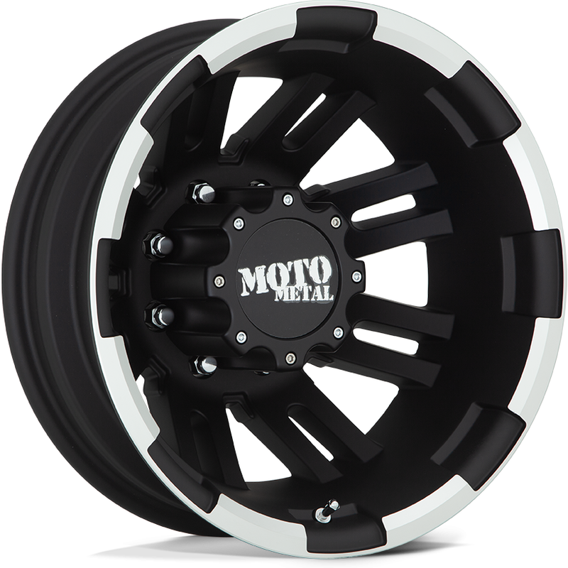 Moto Metal MO963 Machined Black Wheels - 16x6 - 8x170 Bolt Pattern — Wheels & Rims