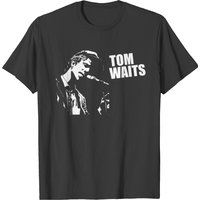 T-shirt pour hommes Tom Waits en noir