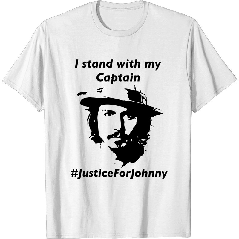 T-shirt Justice pour Johnny Depp pour hommes — T-shirts pour hommes