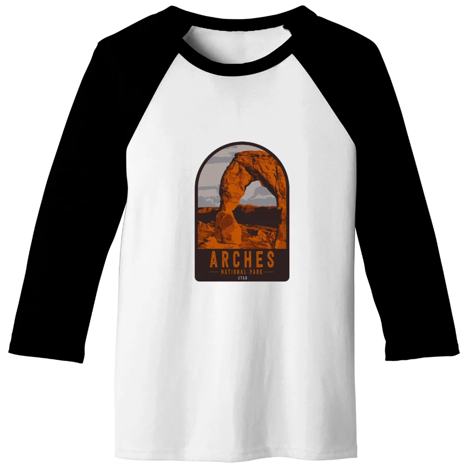 T-Shirts de Baseball pour Hommes - Parc National des Arches — T-shirts pour hommes