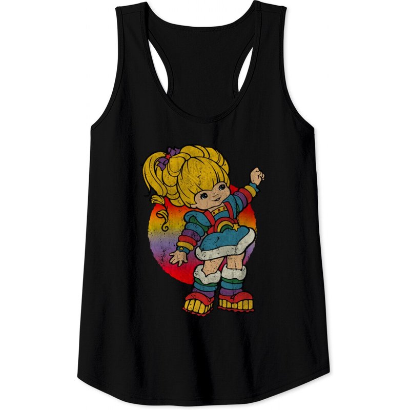 Rainbow Brite Distressed Men's Tank Top — Mens T Shirts