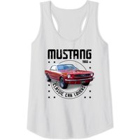 Classic Car Mustang 1966 Men's Tank Top in Dark Grey — Mens T Shirts