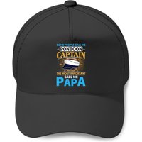 Mens Pontoon Boat Captain Baseball Cap for Grandfather and Dad — Baseball Cap
