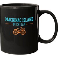 Mugs Souvenirs de Mackinac Island en Noir