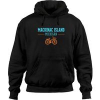Hoodies Souvenir de Mackinac Island pour Unisexe en Noir — Sweats à capuche pour hommes