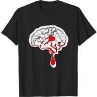 Love Brain Memories T-shirt Artful Heartbreak for Men