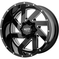 Moto Metal MO988 Melee Gloss Black Milled Wheels - 20x10 -5x135 — Wheels & Rims