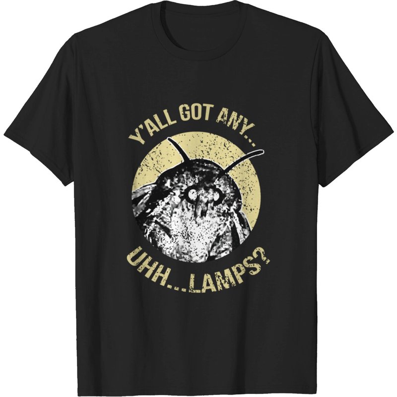 T-shirt Y'all Got Any Lamps Moth Lamp Meme pour hommes — T-shirts pour hommes