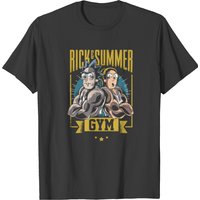 Rick Summer Gym T-Shirt for Men - Black