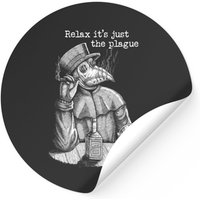 Vintage Plague Doctor Stickers