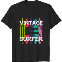 T-shirt Vintage Surfer Surfboards Grunge pour hommes — T-shirts pour hommes