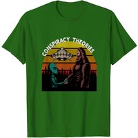 Conspiracy Theories T-Shirt for Men in Black — Mens T Shirts
