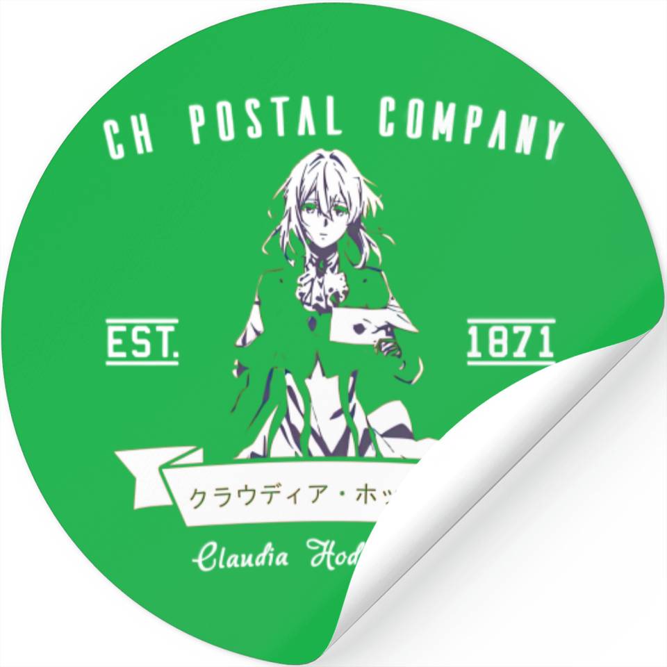 Anime & Violet Evergarden Ch Postal Company Stickers — Stickers & Decals