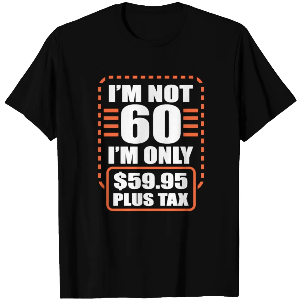 T-shirt d'anniversaire 60 ans pour hommes en noir