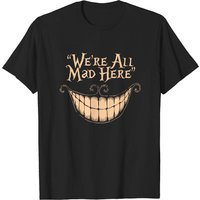 T-shirt We Re All Mad Here pour hommes en noir