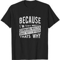 T-shirt Parce que je suis le Commandant Maître Caporal