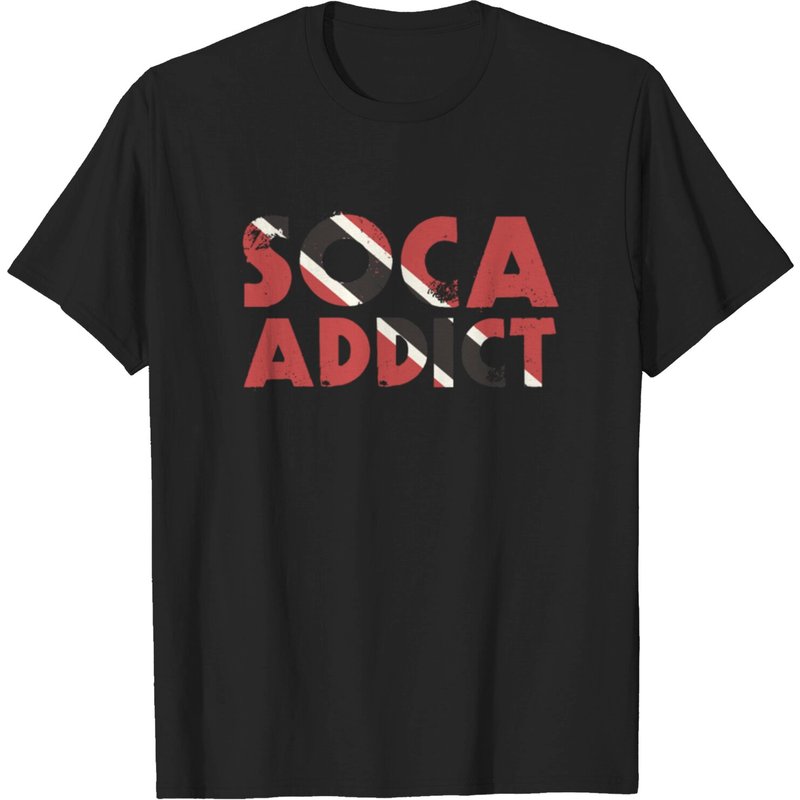 Soca Addict Trini Trinidad And Tobago Flag T-shirt for Men — Mens T Shirts