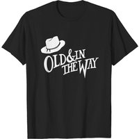 T-shirt Old In The Way pour hommes en noir