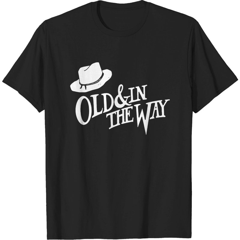 Old In The Way Men's T-Shirt in Black — Mens T Shirts