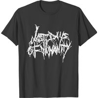 T-shirt Last Days Of Humanity pour hommes en noir — T-shirts pour hommes