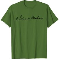 T-shirt Signature Johannes Brahms pour Hommes en Vert Tapis — T-shirts pour hommes
