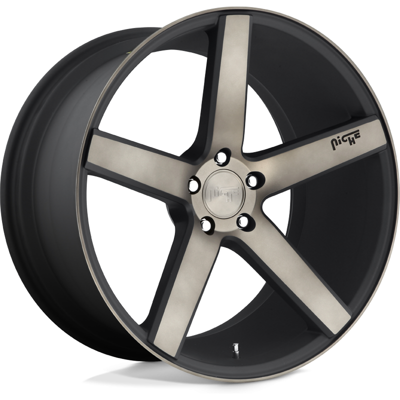 Roues Niche M134 Milan - Taille 22x9, Motif de boulons 5x120, Déport 25 — Roues et jantes